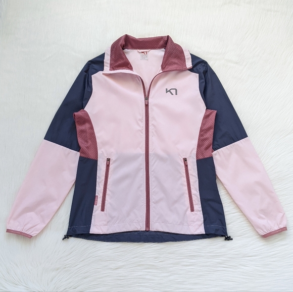 Kari Traa Nora Lightweight Windbreaker Jacket In Pearl Pink | M - Picture 4 of 16